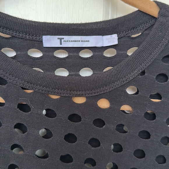 Alexander Wang perforated tee size small - Picture 2 of 4